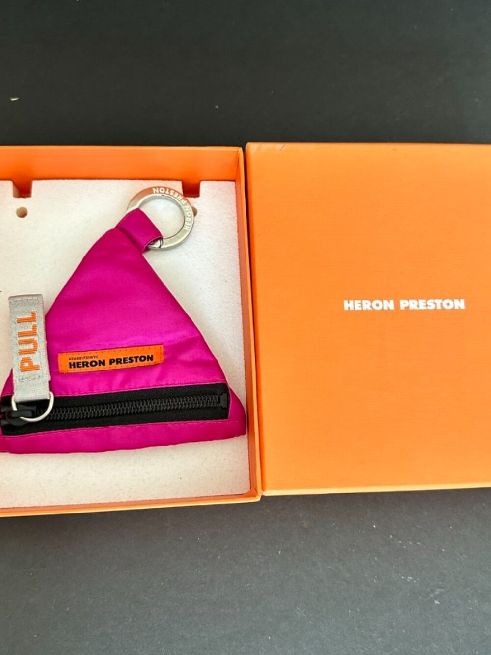 Heron Preston Triangle Shaped Keyring with Coin Holder